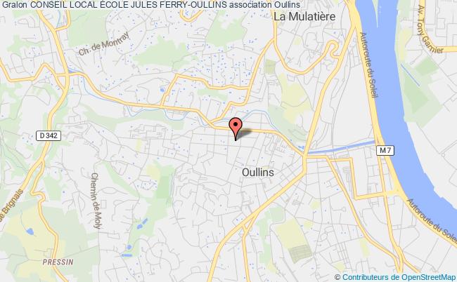 plan association Conseil Local École Jules Ferry-oullins Oullins