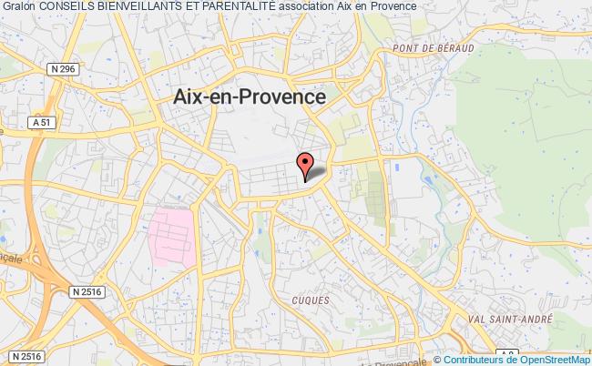 plan association Conseils Bienveillants Et ParentalitÉ Aix-en-Provence