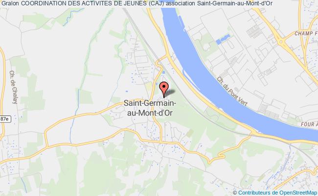 plan association Coordination Des Activites De Jeunes (caj) Saint-Germain-au-Mont-d'Or