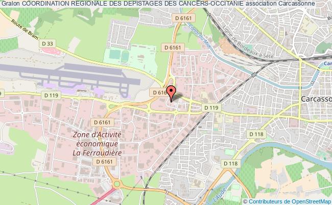 plan association Coordination Regionale Des Depistages Des Cancers-occitanie Carcassonne