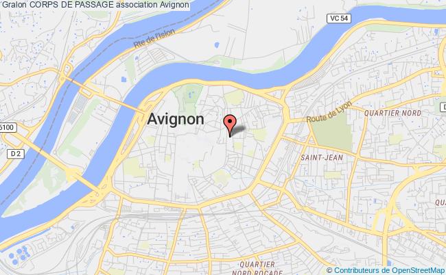 plan association Corps De Passage Avignon