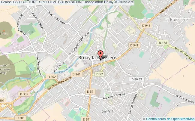 plan association Csb Culture Sportive Bruaysienne Bruay-la-Buissière