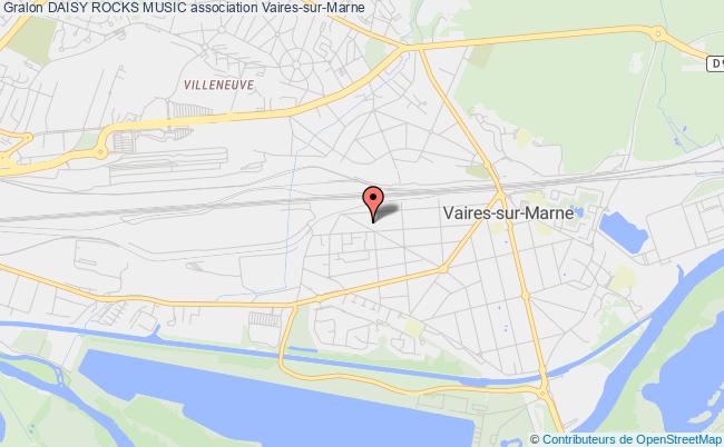 plan association Daisy Rocks Music Vaires-sur-Marne
