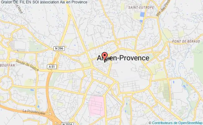 plan association De Fil En Soi Aix-en-Provence