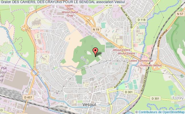 plan association Des Cahiers, Des Crayons Pour Le Senegal Vesoul
