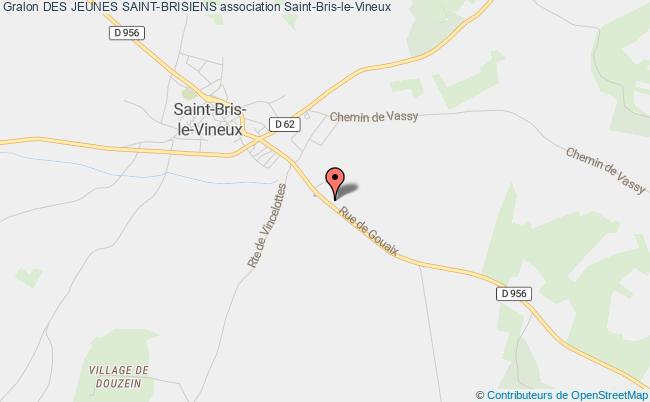 plan association Des Jeunes Saint-brisiens Saint-Bris-le-Vineux