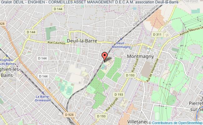 plan association Deuil - Enghien - Cormeilles Asset Management D.e.c.a.m. Deuil-la-Barre