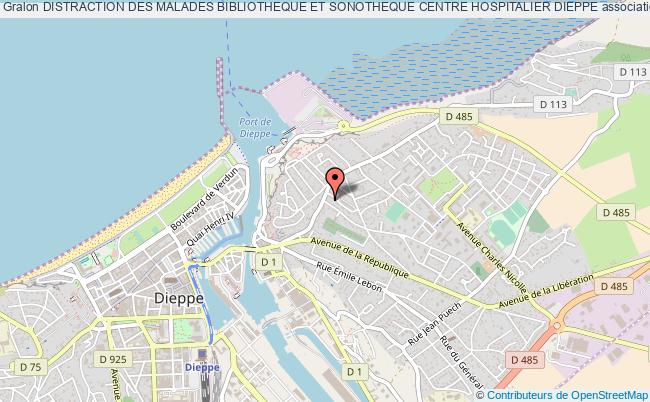 plan association Distraction Des Malades Bibliotheque Et Sonotheque Centre Hospitalier Dieppe Dieppe