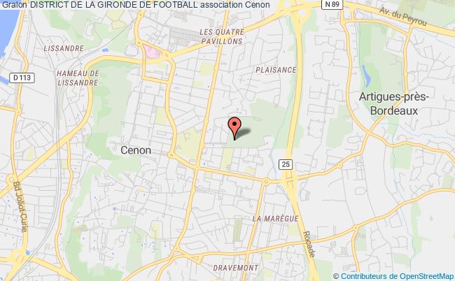 plan association District De La Gironde De Football Cenon