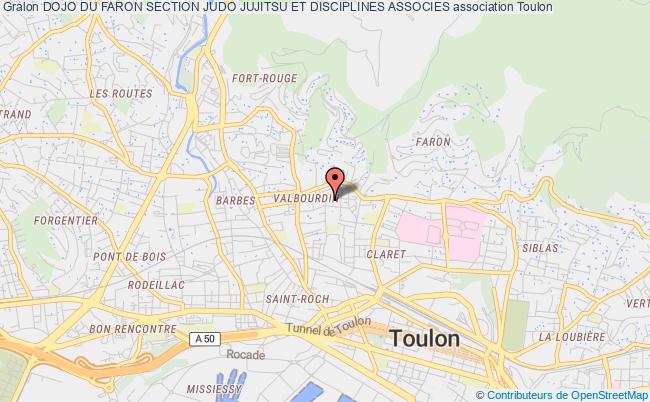 plan association Dojo Du Faron Section Judo Jujitsu Et Disciplines Associes Toulon