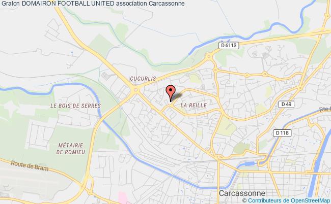 plan association Domairon Football United Carcassonne