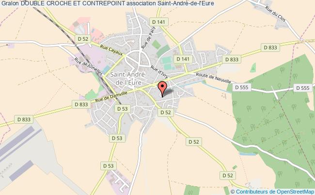 plan association Double Croche Et Contrepoint Saint-André-de-l'Eure