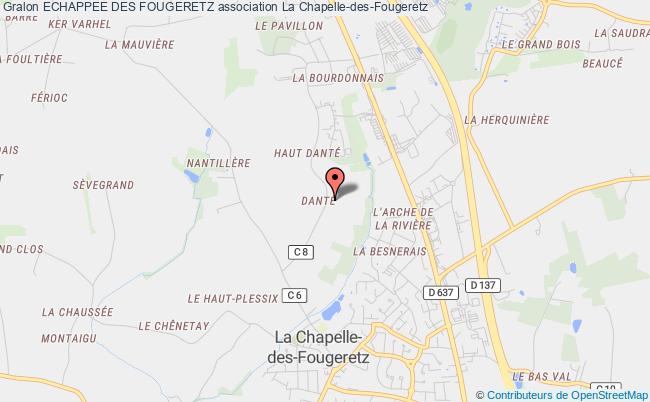 plan association Echappee Des Fougeretz La Chapelle-des-Fougeretz