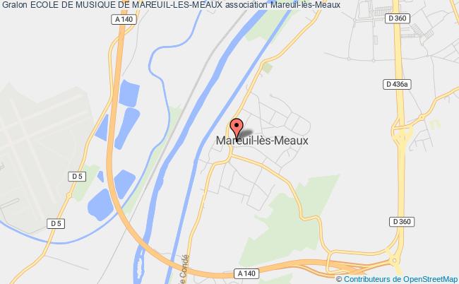 plan association Ecole De Musique De Mareuil-les-meaux Mareuil-lès-Meaux