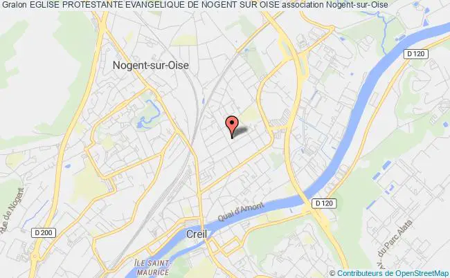 plan association Eglise Protestante Evangelique De Nogent Sur Oise Nogent-sur-Oise