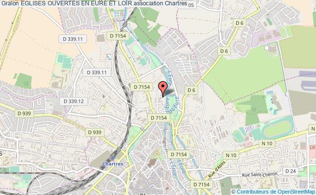 plan association Eglises Ouvertes En Eure Et Loir Chartres