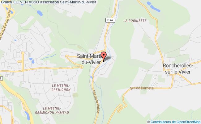 plan association Eleven Asso Saint-Martin-du-Vivier