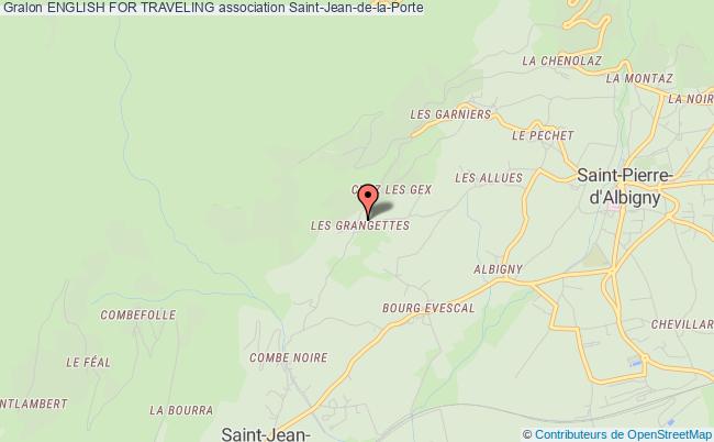plan association English For Traveling Saint-Jean-de-la-Porte