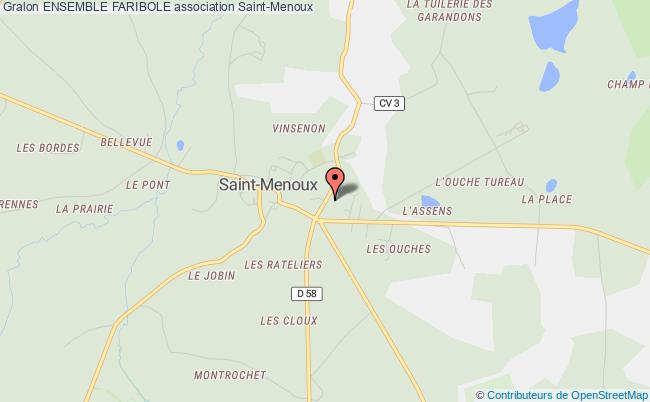 plan association Ensemble Faribole Saint-Menoux