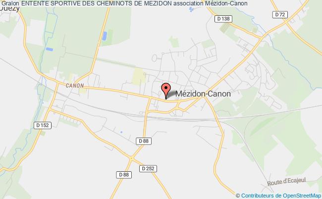 plan association Entente Sportive Des Cheminots De Mezidon Mézidon-Vallée-d'Auge
