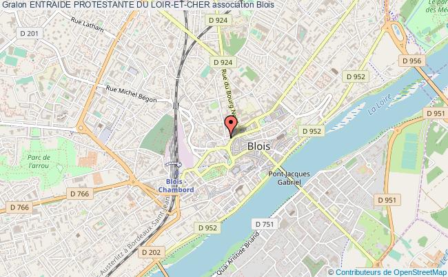 plan association Entraide Protestante Du Loir-et-cher Blois