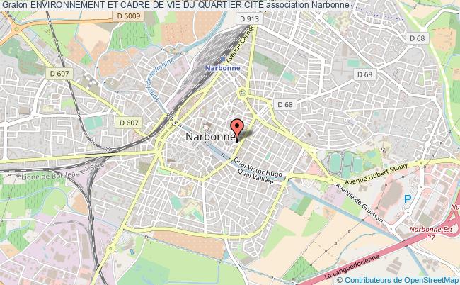 plan association Environnement Et Cadre De Vie Du Quartier CitÉ Narbonne