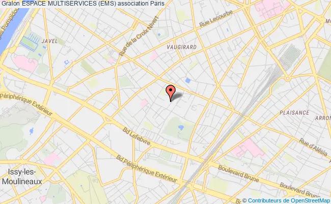 plan association Espace Multiservices (ems) PARIS
