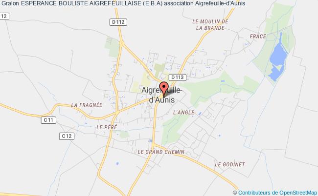 plan association Esperance Bouliste Aigrefeuillaise (e.b.a) Aigrefeuille-d'Aunis