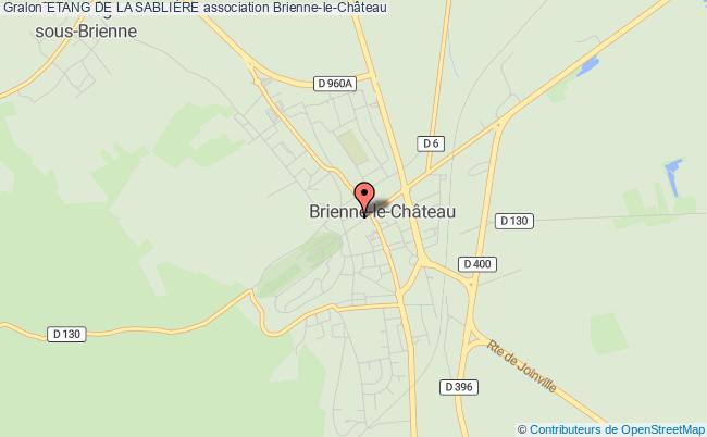 plan association Etang De La SabliÈre Brienne-le-Château