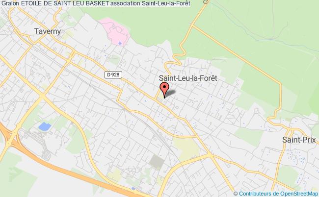 plan association Etoile De Saint Leu Basket Saint-Leu-la-Forêt