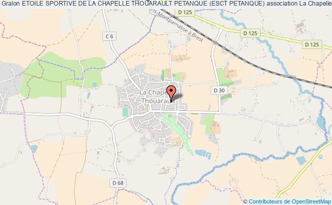plan association Etoile Sportive De La Chapelle Thouarault Petanque (esct Petanque) Chapelle-Thouarault