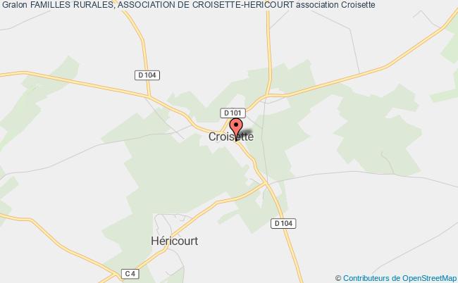 plan association Familles Rurales, Association De Croisette-hericourt Croisette