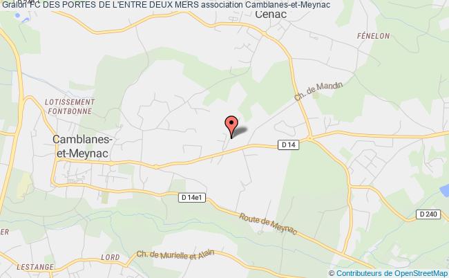 plan association Fc Des Portes De L'entre Deux Mers Camblanes-et-Meynac