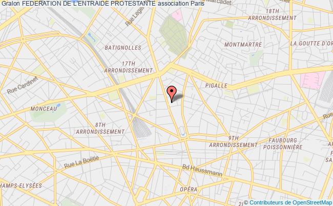 plan association Federation De L'entraide Protestante Paris