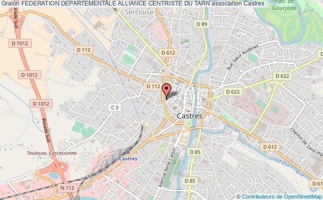plan association Federation Departementale Alliance Centriste Du Tarn Castres