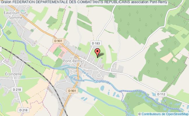 plan association Federation Departementale Des Combattants Republicains Pont-Remy