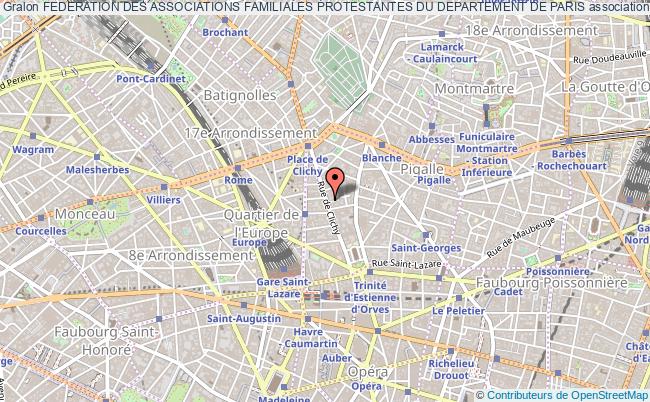 plan association Federation Des Associations Familiales Protestantes Du Departement De Paris Paris