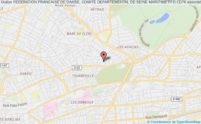 plan association Federation Francaise De Danse, Comite Departemental De Seine Maritime Ffd.cd76 Le    Havre