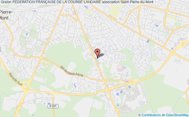 plan association Federation FranÇaise De La Course Landaise Saint-Pierre-du-Mont