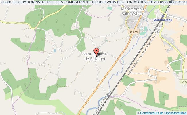 plan association Federation Nationale Des Combattants Republicains Section Montmoreau Montmoreau-Saint-Cybard