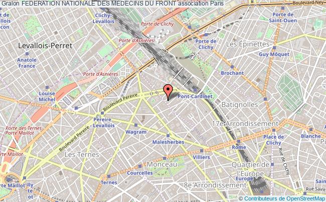plan association Federation Nationale Des Medecins Du Front Paris