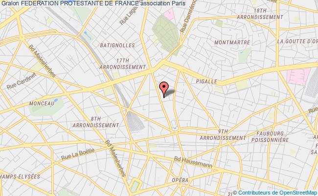 plan association Federation Protestante De France Paris