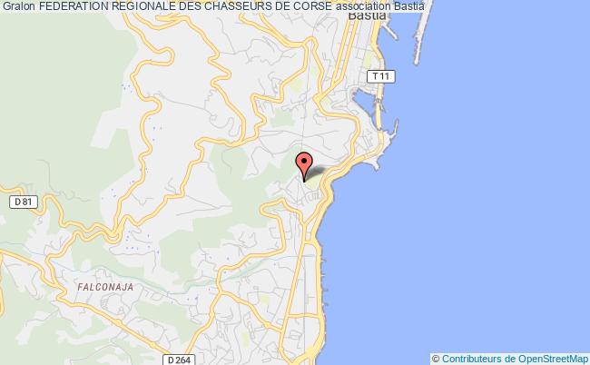 plan association Federation Regionale Des Chasseurs De Corse Bastia