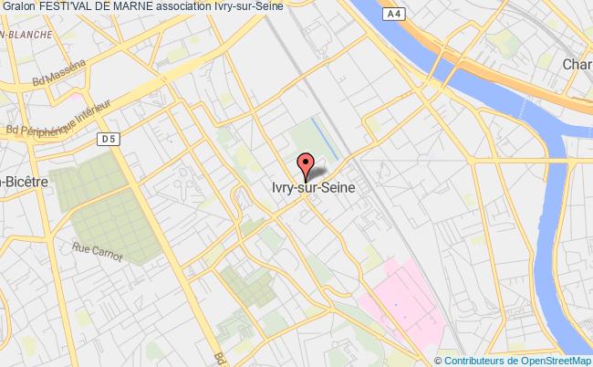 plan association Festi'val De Marne Ivry-sur-Seine