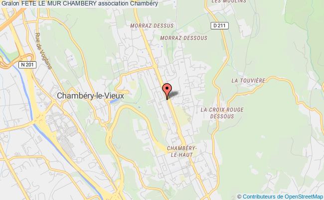 plan association Fete Le Mur Chambery Chambéry