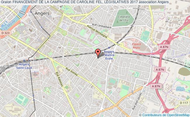 plan association Financement De La Campagne De Caroline Fel, LÉgislatives 2017 Angers