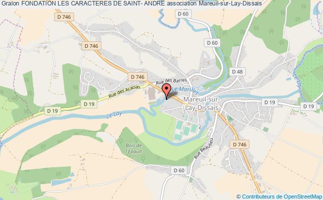 plan association Fondation Les Caracteres De Saint- Andre Mareuil-sur-Lay-Dissais