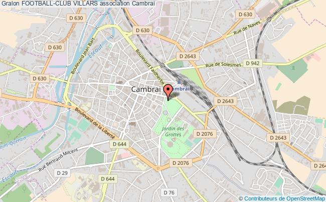 plan association Football-club Villars Cambrai