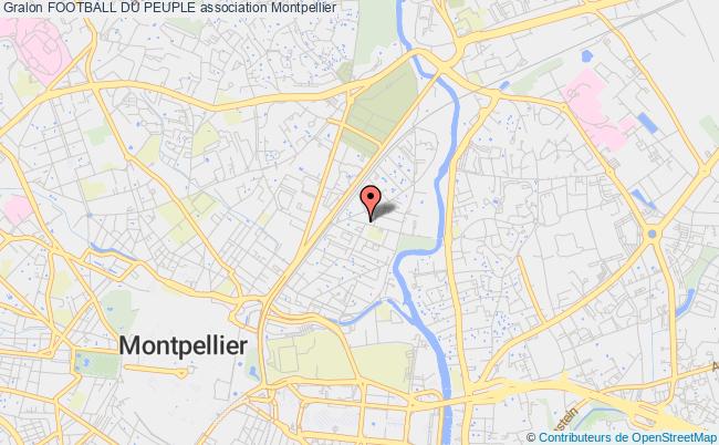 plan association Football Du Peuple Montpellier