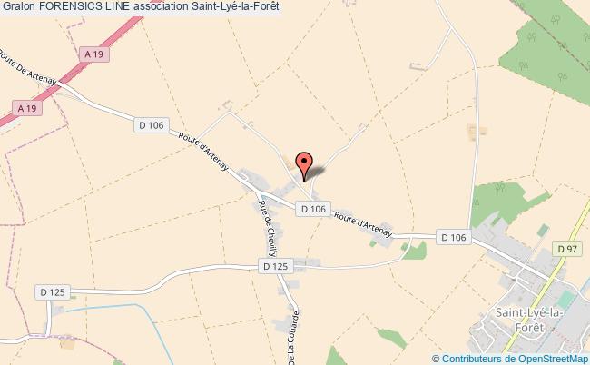 plan association Forensics Line Saint-Lye-la-Forêt